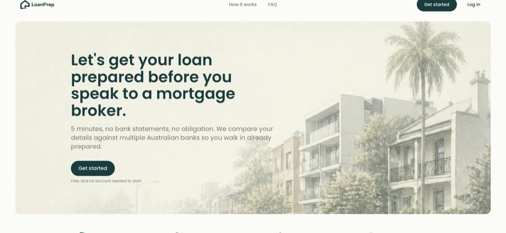 The LoanPrep website